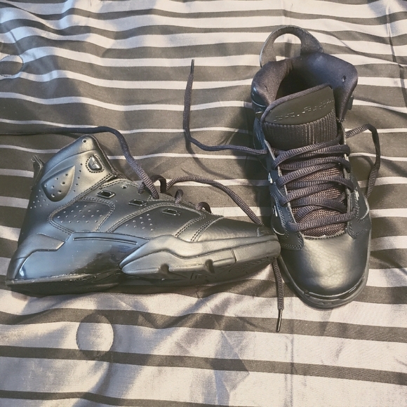 Black Jordan 6-17-23 BG BTS Sneakers - Picture 1 of 5